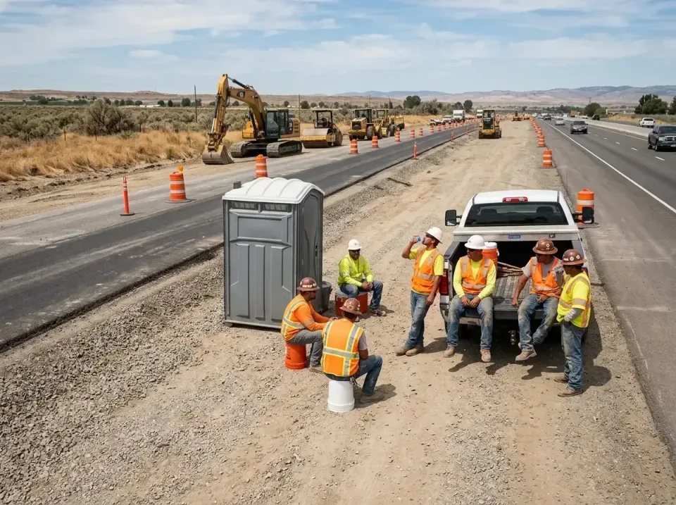 highway-road-construction-crew-007 — frequently asked questions, Porta Potty and Restroom Rentals in Dubuque, IA